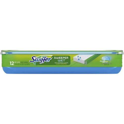 Sweeper Wet Mopping Cloths - 12 Count