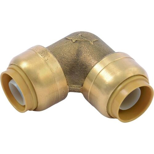 1/2" x 1/2" Push-to-Connect Brass 90- Degree Elbow Fitting