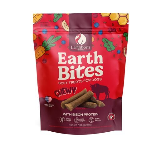 EarthBites Chewy Bison Grain-Free Soft Dog Treats - 7 oz