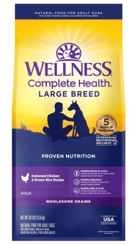 Wellness Complete Health Grain Free Large Breed Deboned Chicken and ...