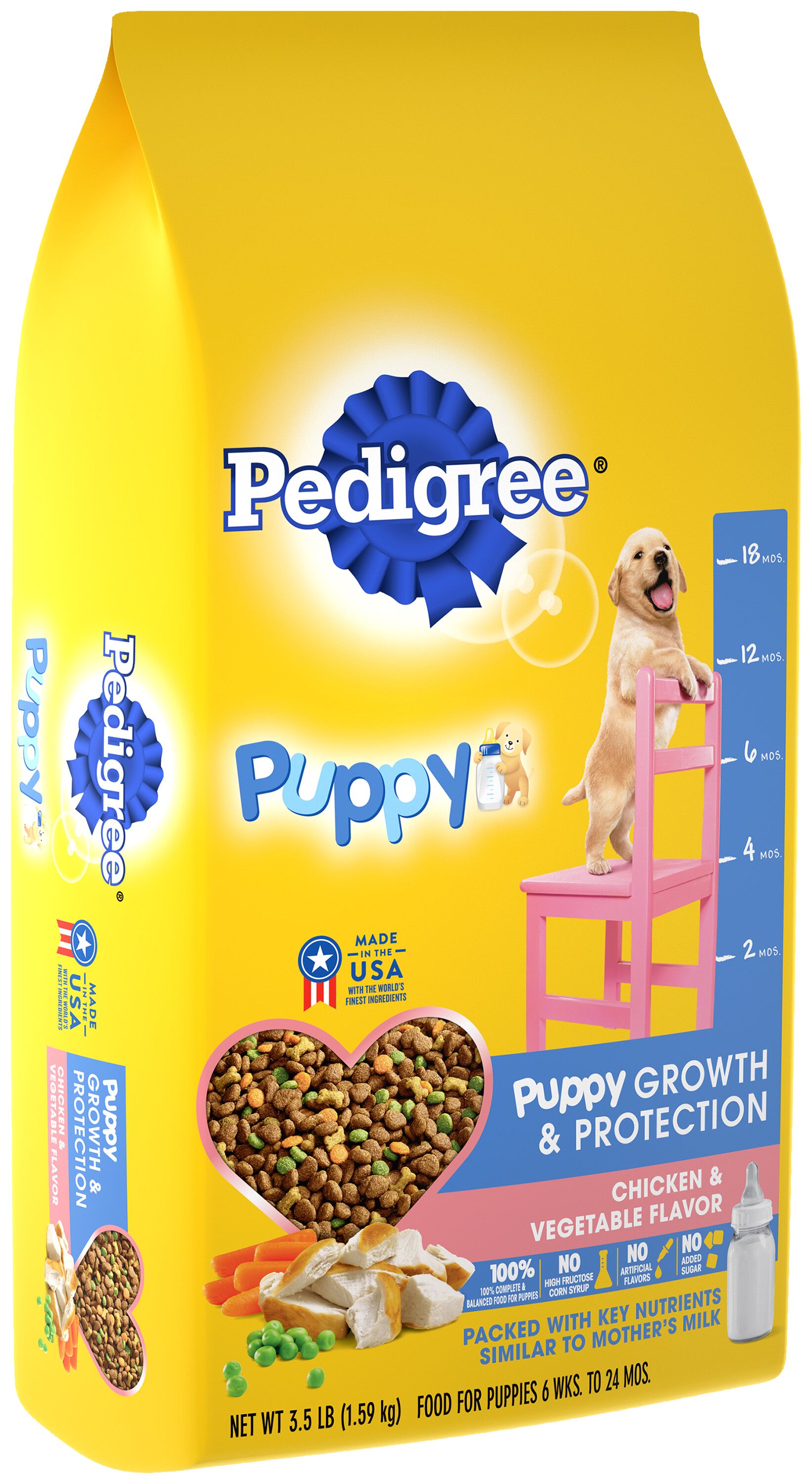 Pedigree Puppy Complete Nutrition Dry Dog Food 3.5 Lb