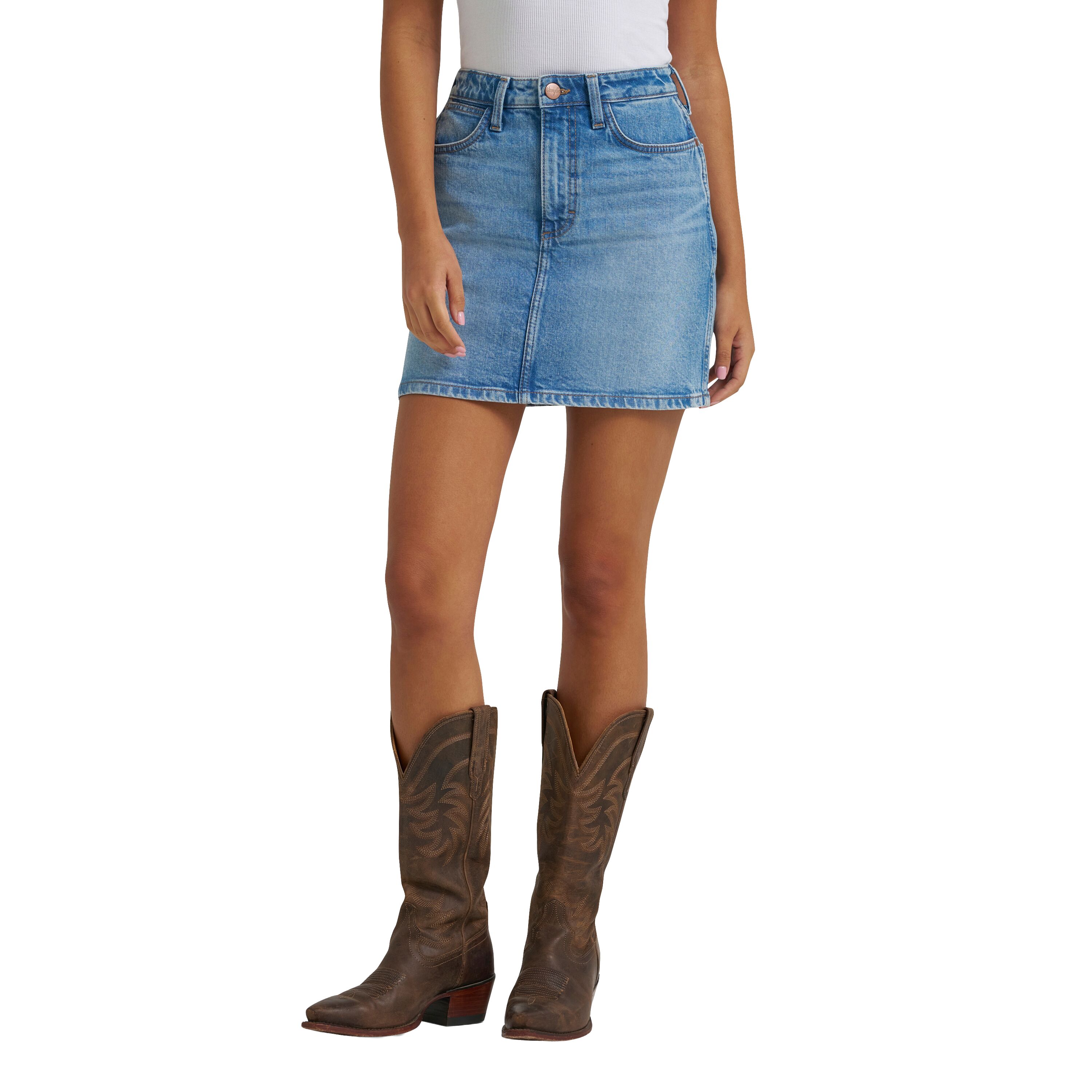 Women's Retro Bailey Denim Skirt