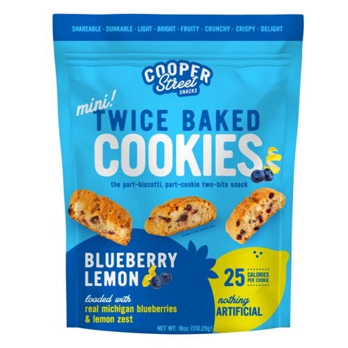 Twice Baked Blueberry Lemon Cookies - 18 oz