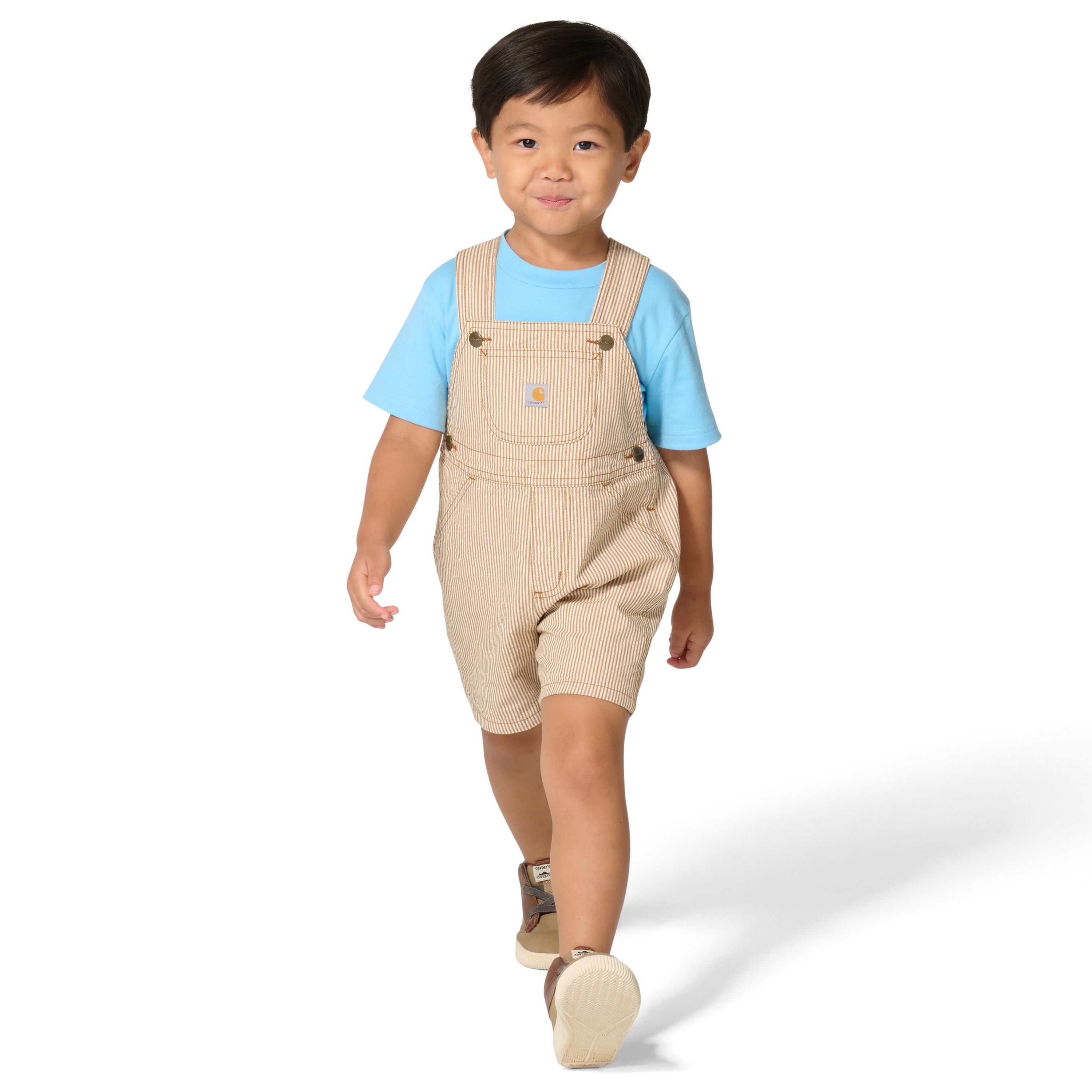 Carhartt Boys' 2-Piece Short Sleeve T-shirt & Brown Stripe