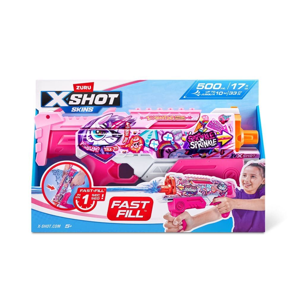 Zuru X-Shot Skins in Pink Party