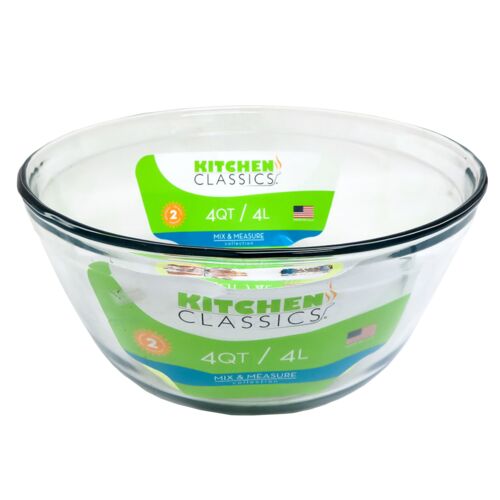 Mix & Measure 4 Quart Mixing Bowl