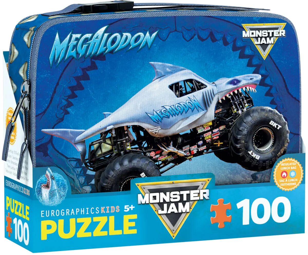 Eurographics Monster Jam Puzzle & Lunch Box - 100 Piece