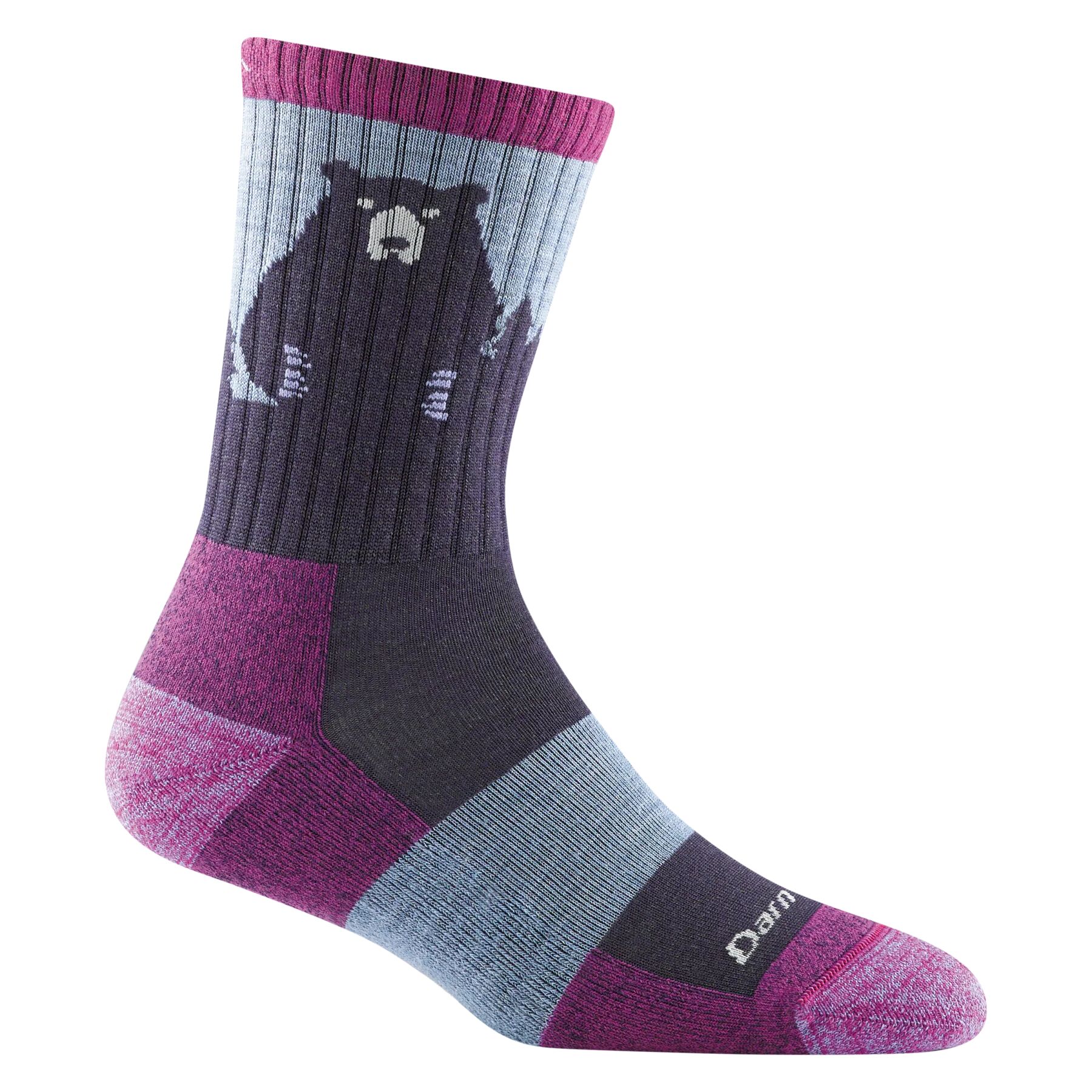 Women's Bear Town Micro Crew Lightweight Hiking Socks