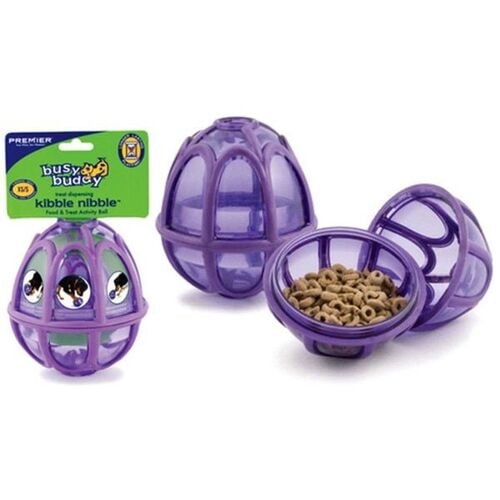Busy Buddy Kibble Nibble Dog Toy - Multi-Colored