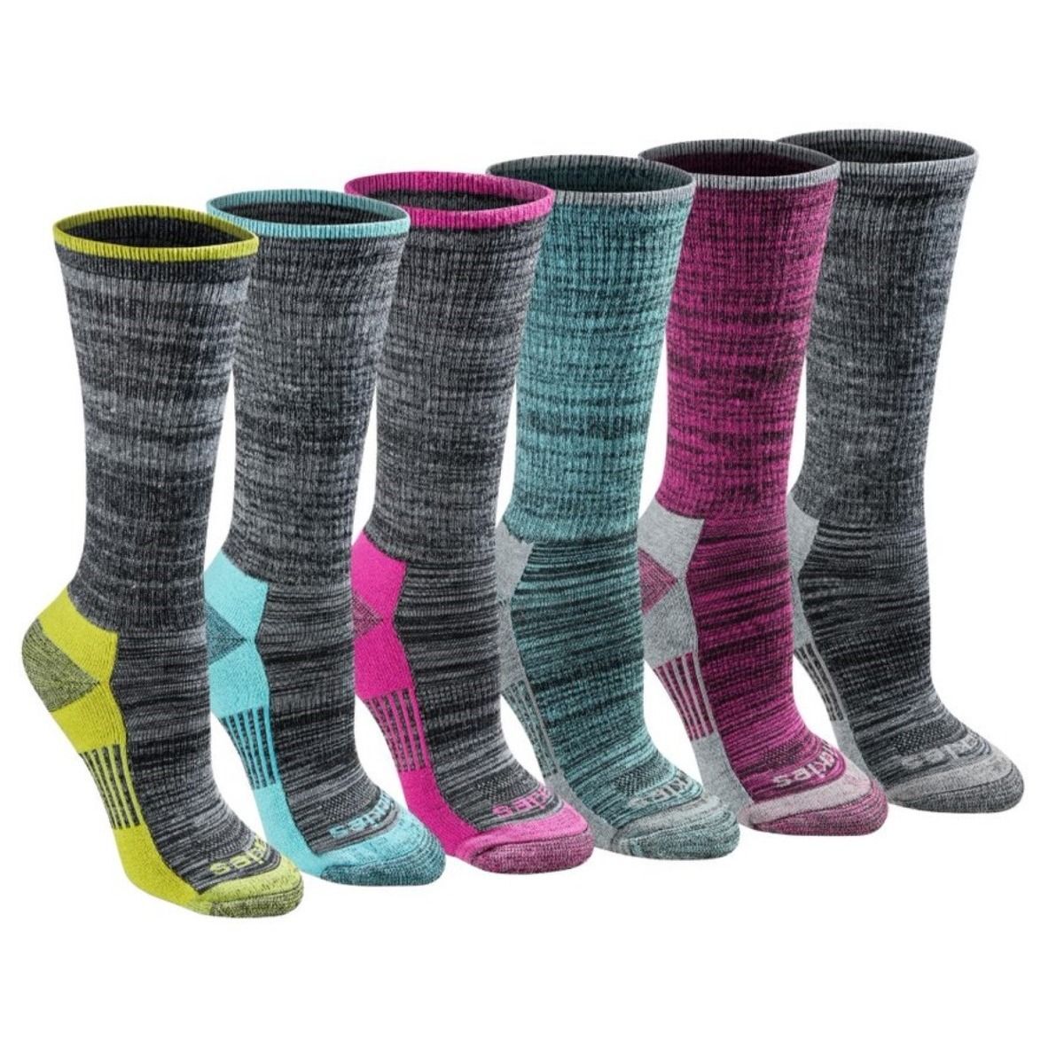 Women's Dri-tech Fashion Moisture Control Crew Socks