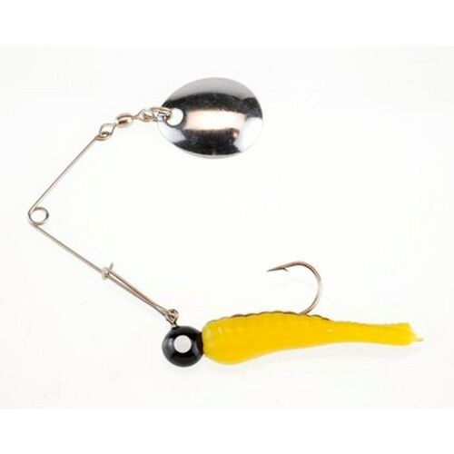 Beetle Spin Nickel Blade 1/16 oz - Yellow/Black Stripe