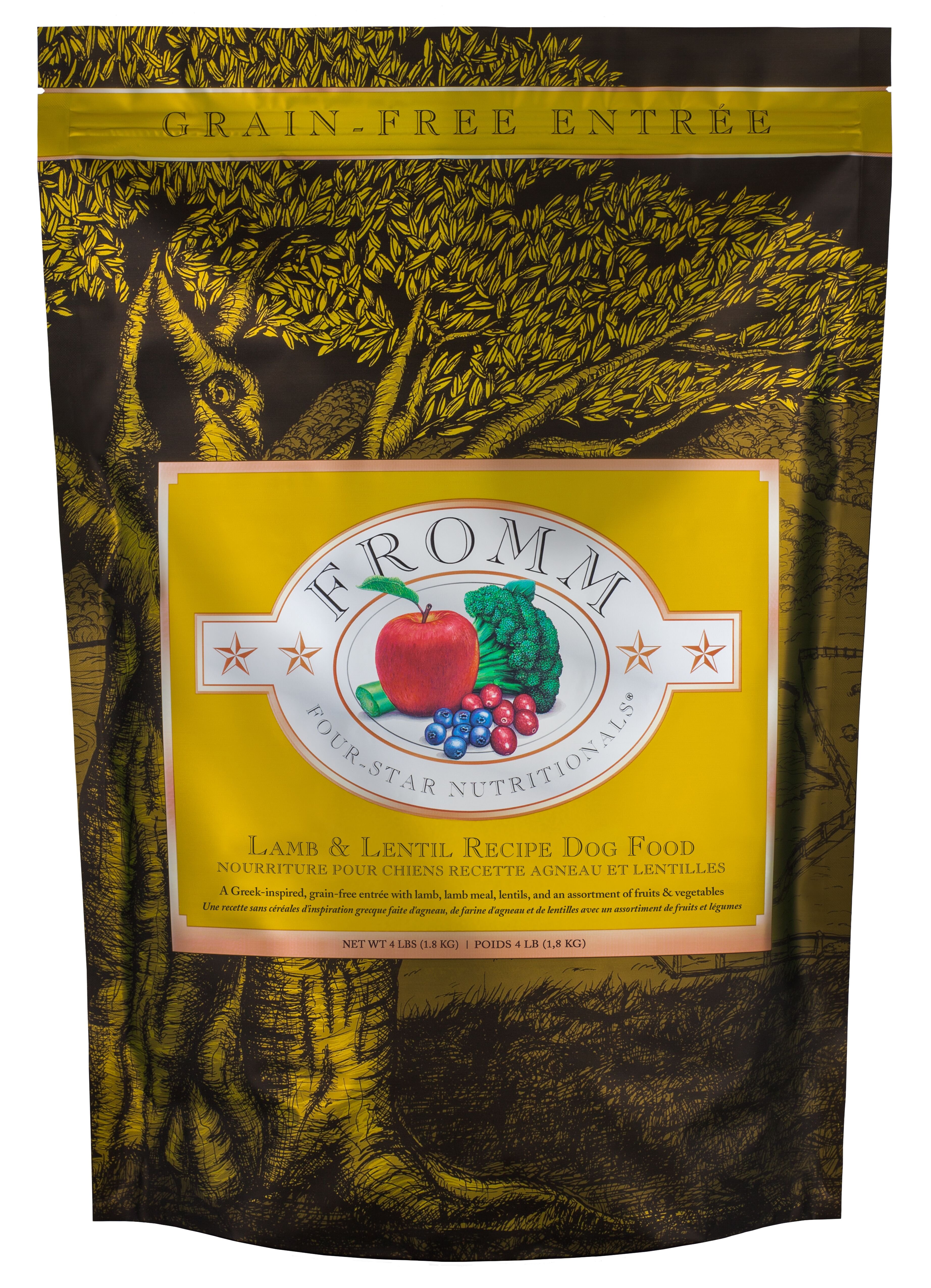 Four-Star Grain Free Lamb & Lentil Dog Food
