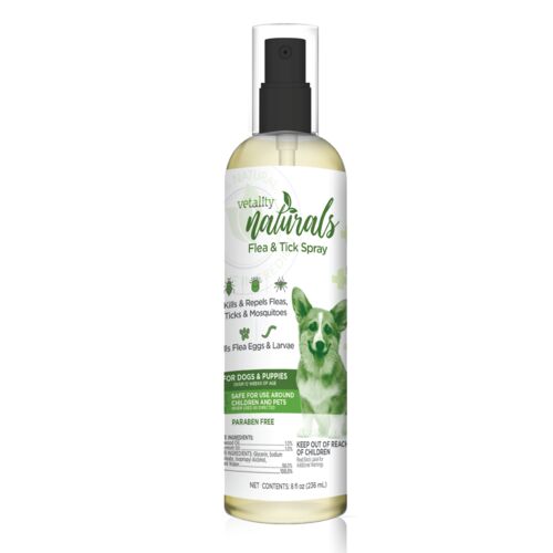 Naturals Flea & Tick Spray for Dogs - 8 oz
