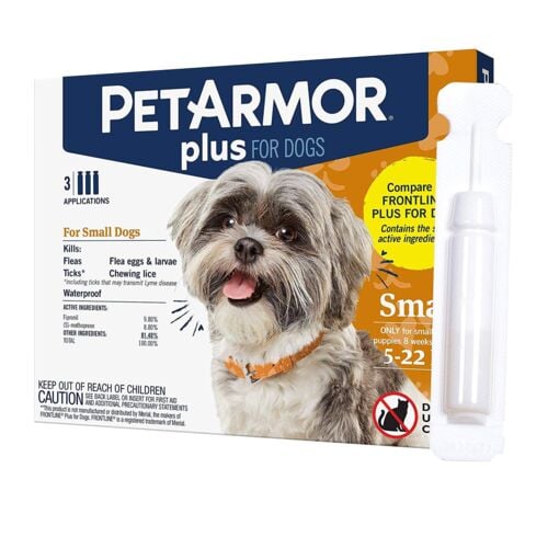 Petarmor Plus for Dog Treatment 5 to 22lbs
