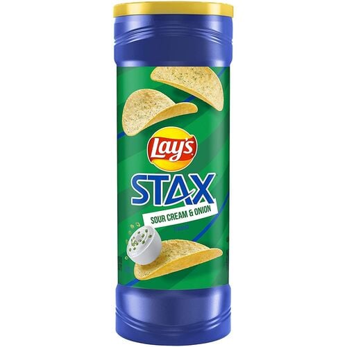 STAX Sour Cream & Onion Flavored Potato Crisps