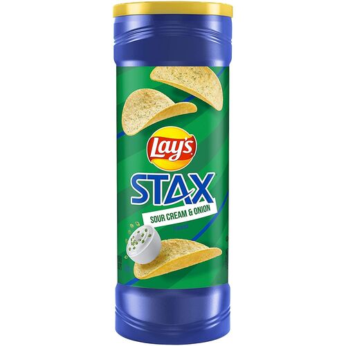 STAX Sour Cream & Onion Flavored Potato Crisps
