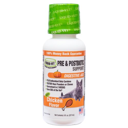 K9 Pre & Postbiotic Support in Chicken Flavor for Cats - 8 oz