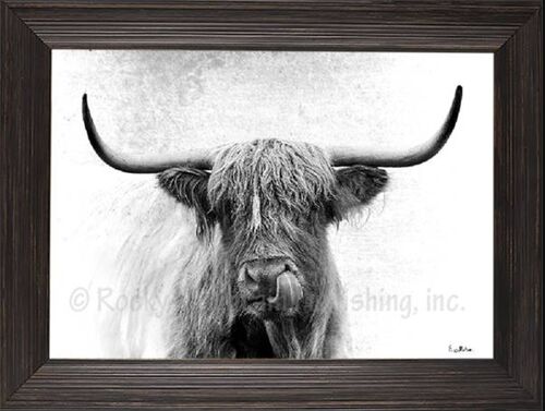 Tongue Twister Cow Wall Art - 7" x 10"