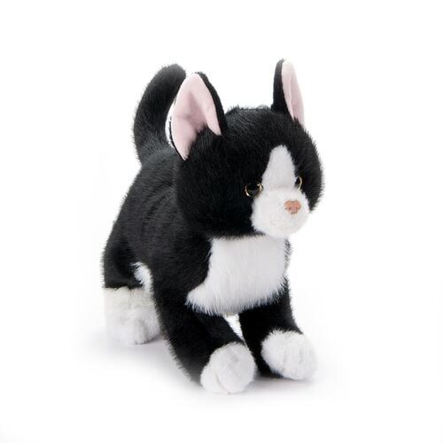 Zoologee Petz Black & White Cat Plush - 10"