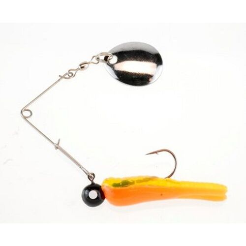 Beetle Spin Nickel Blade 1/16 oz - Black/Chartreuse/Orange