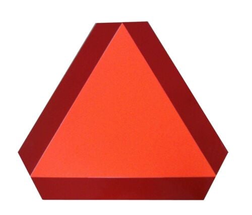 SMV Emblem with up to 600' Reflectivity - Poly Styrene Back