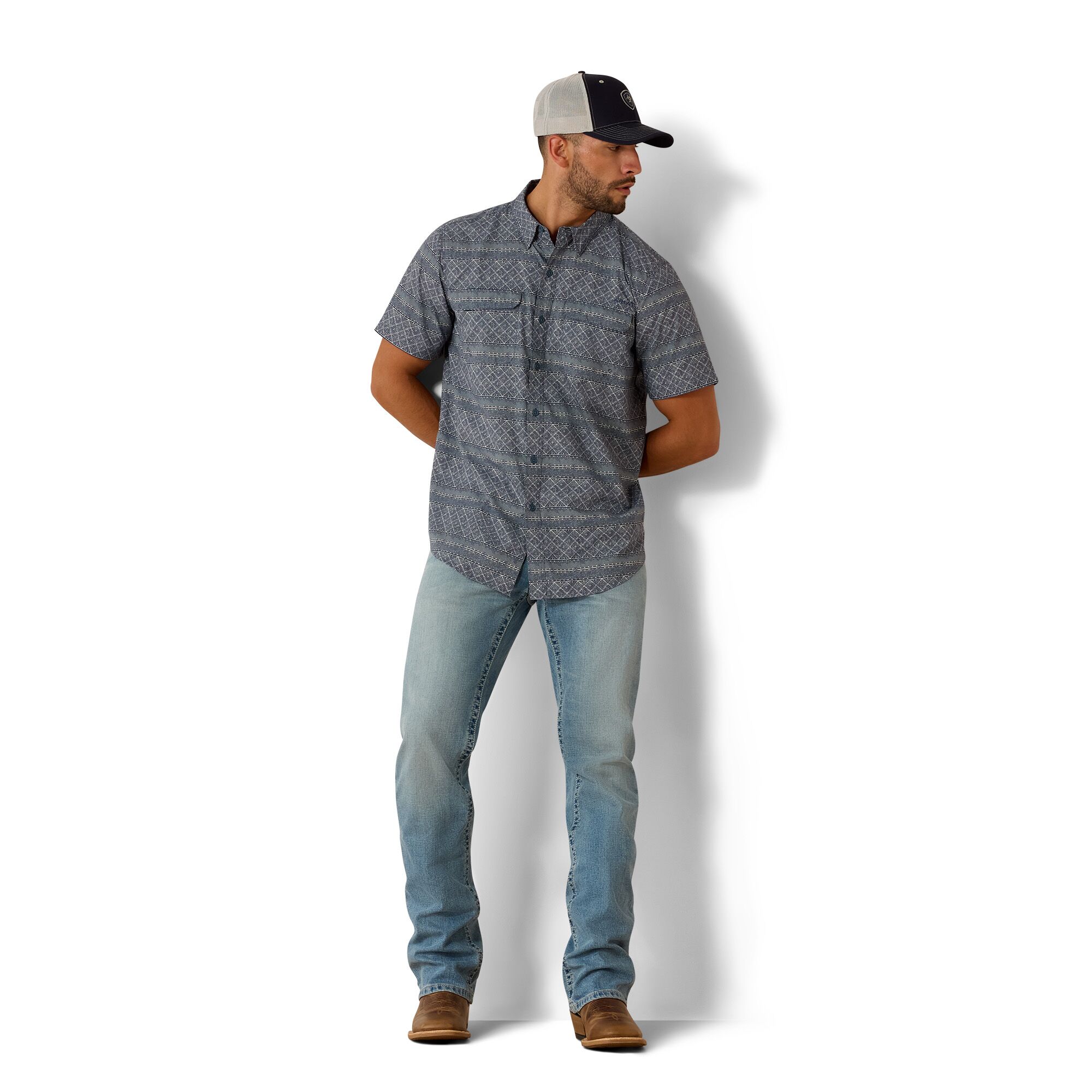 Men's Printed VentTEK Outbound Fitted Shirt