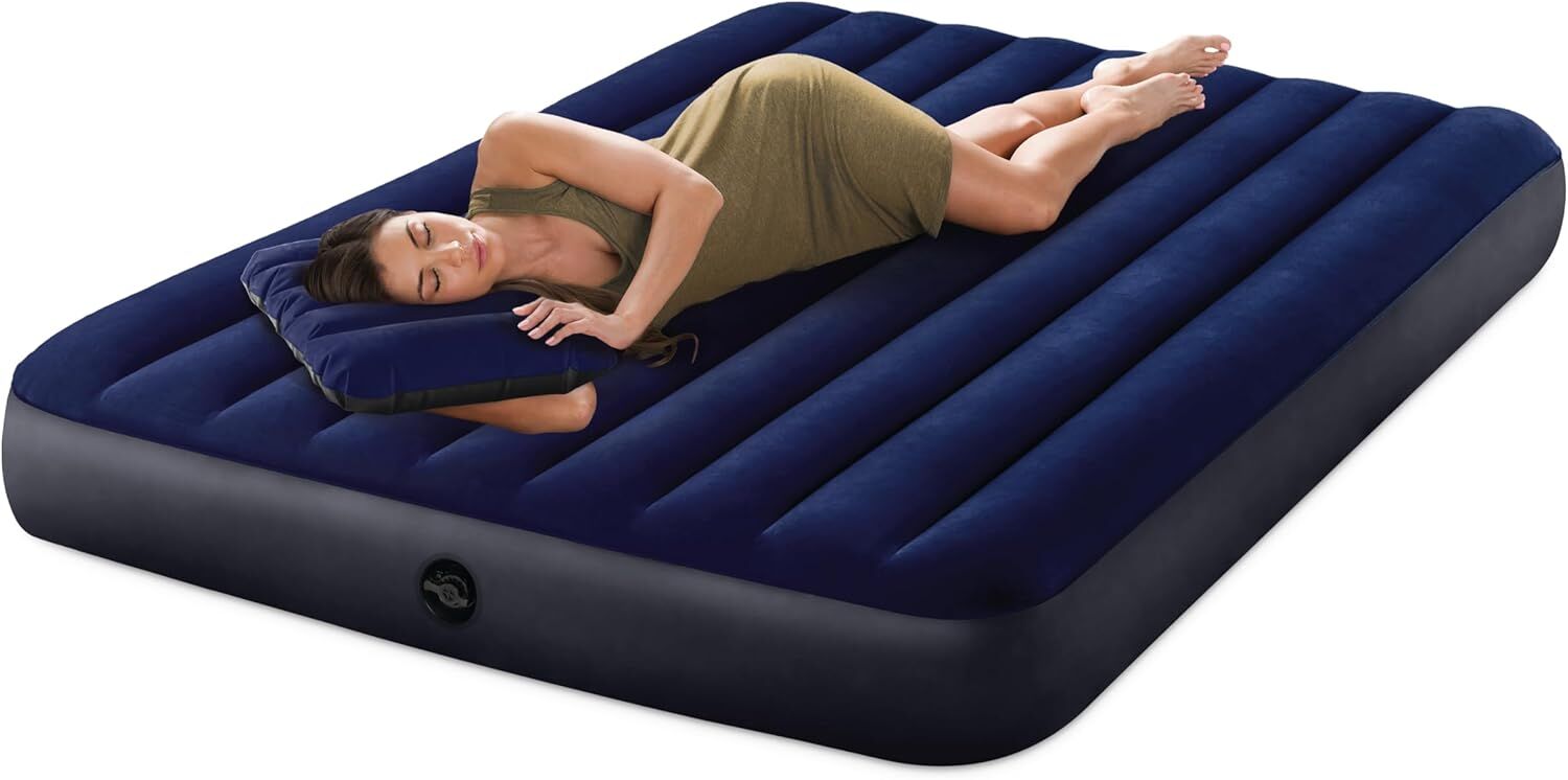 Intex Dura-Beam Standard Downy Air Mattress - Queen Size