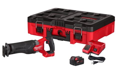 M18 FUEL18V Lithium-Ion Brushless Cordless SAWZALL Reciprocating Saw Kit with PACKOUT Tool-Box