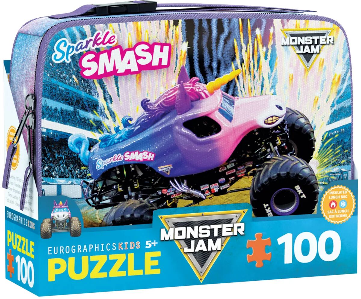Eurographics Monster Jam Puzzle & Lunch Box - 100 Piece