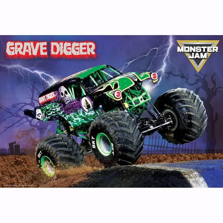 Eurographics Monster Jam Puzzle & Lunch Box - 100 Piece