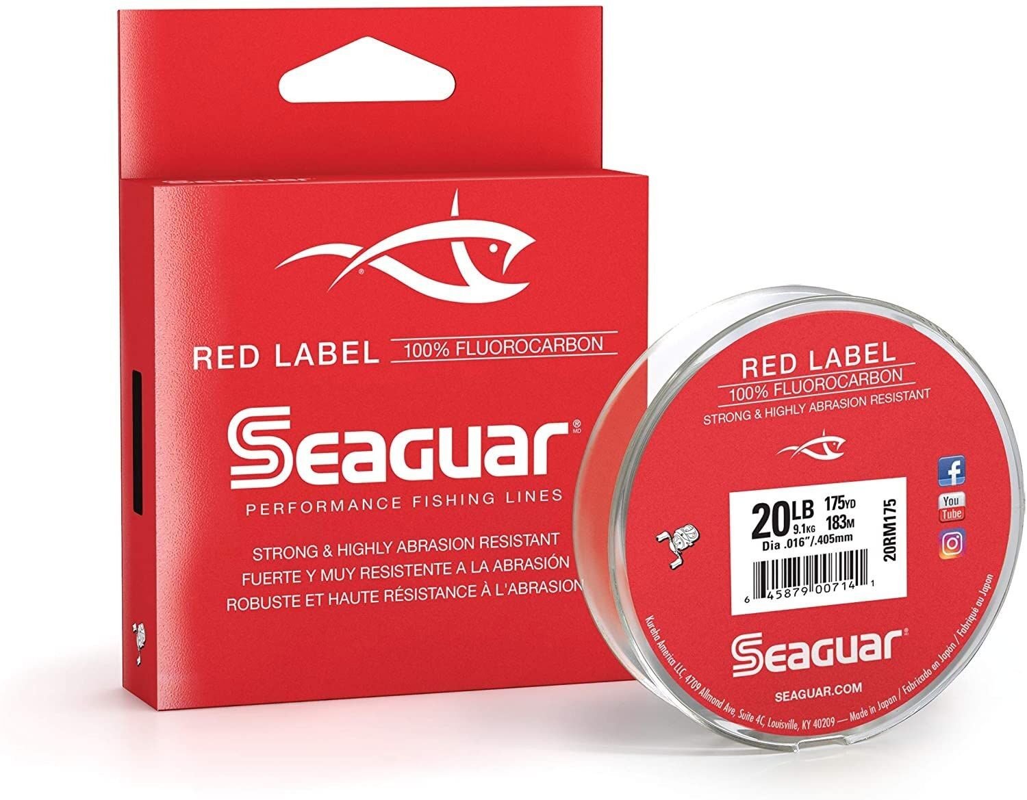 Red Label Fluorocarbon Fishing Line
