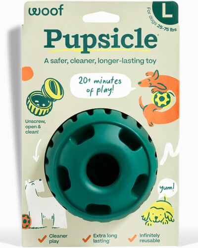 The Pupsicle Chew Toy in Green - Large