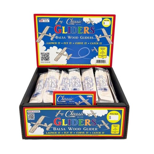 Natural Wood Glider Toy - Assorted