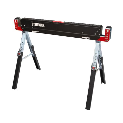 Adjustable Folding Multi-Purpose Sawhorse