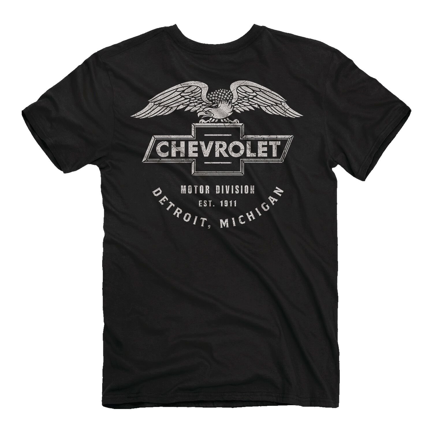 Men's Chevy Logo with Eagle Short Sleeve Graphic T-Shirt