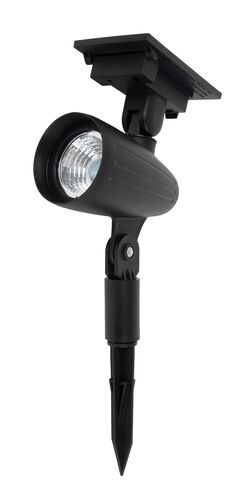 Solar 12 Lumen Plastic Spotlight