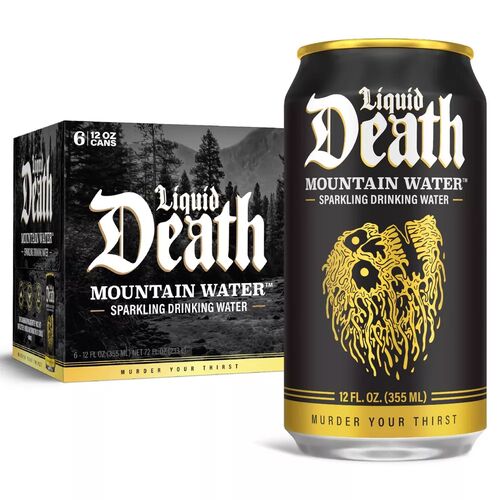 Sparkling Mountain Water - 6-Pack of 12 oz Cans