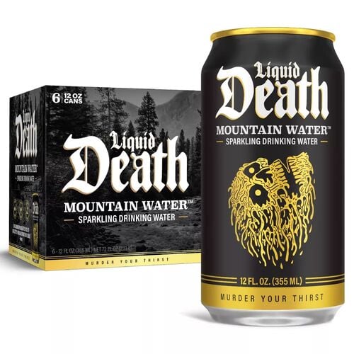 Sparkling Mountain Water - 6-Pack of 12 oz Cans