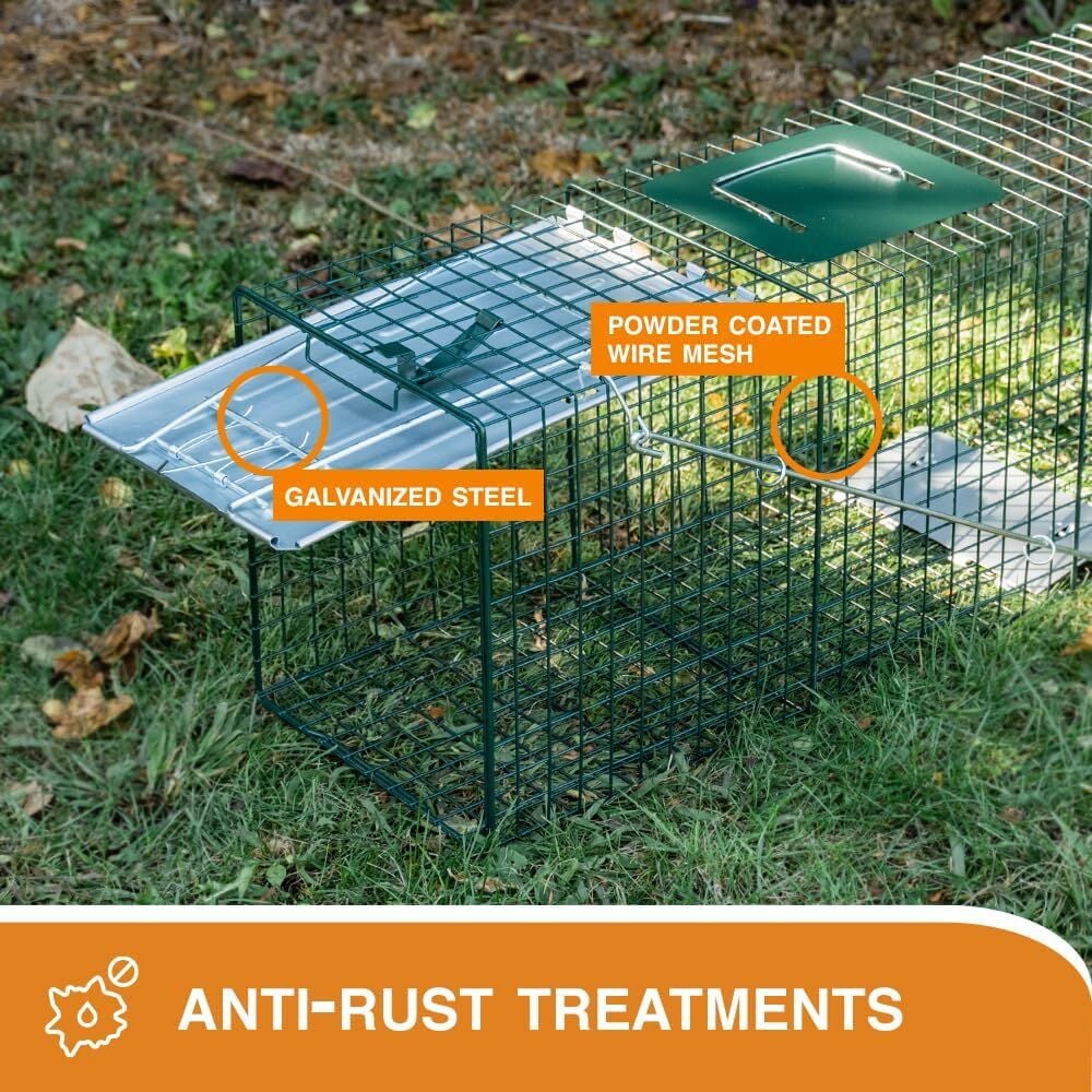 Homestead Homestead Rapid Set Live Trap 2 Pack, Small & Large