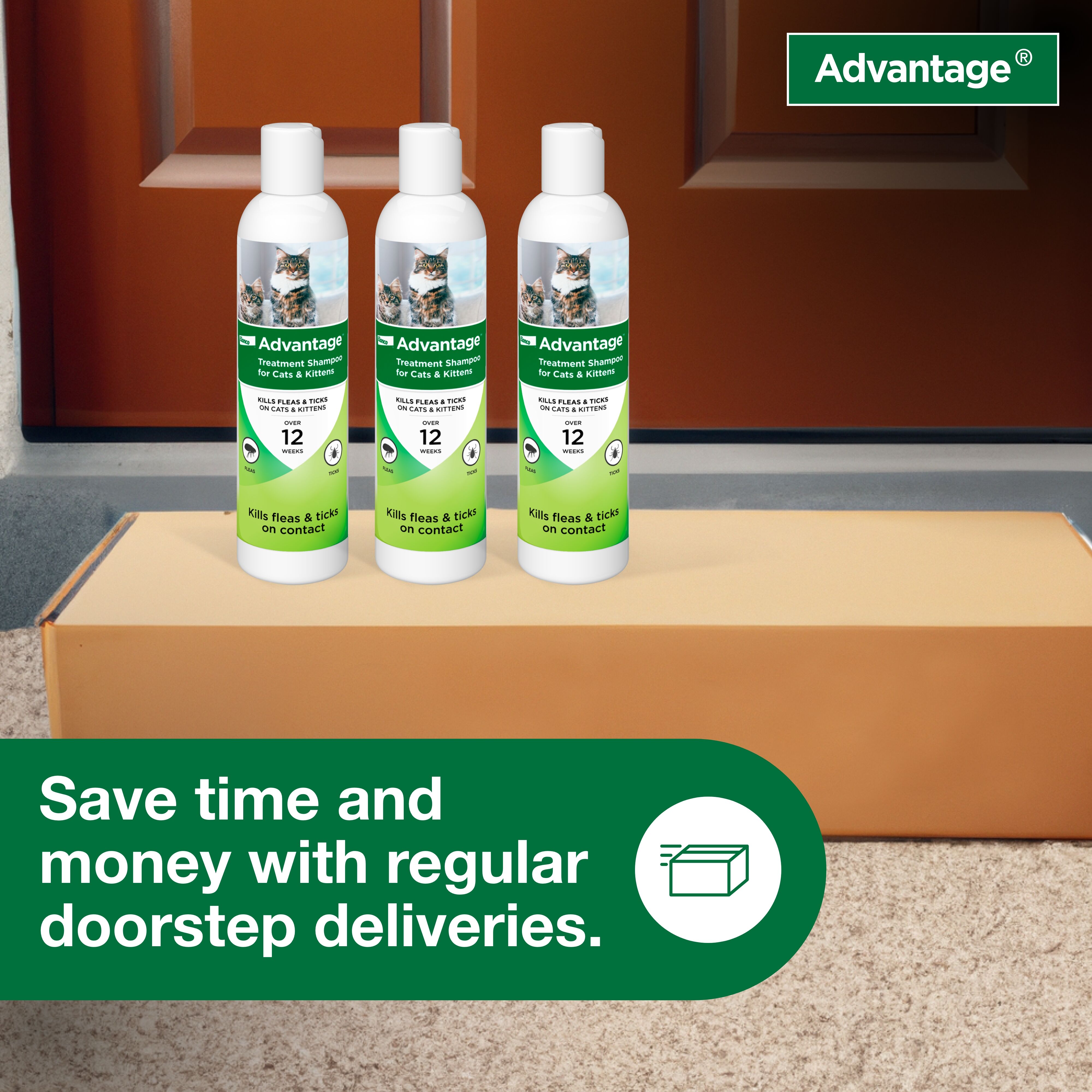 Advantage Flea Tick Treatment Shampoo for Cats oz