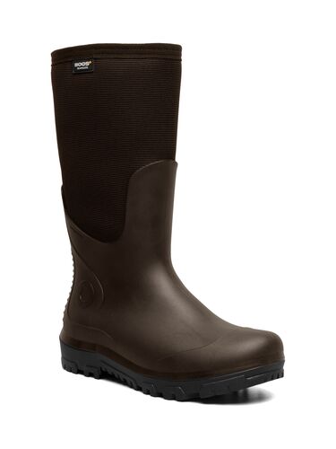 Bogs Men\'s Kiesau Waterproof Insulated Rain Mud Garden Boots Dark Brown Rainboot Men main image 4