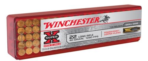 Super-X Small Game 22 LR 40 Grain Ammunition - 100 Rounds