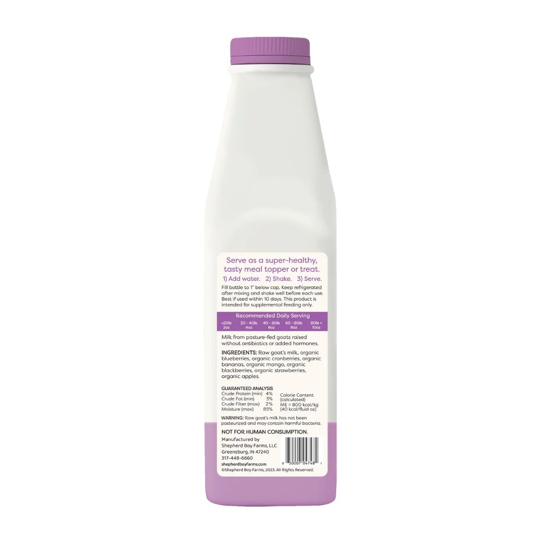 Super Fruit Freeze-Dried Raw Goat Milk