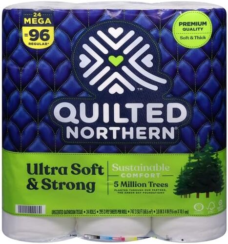 Ultra Mega Roll Bath Tissue - 24 Rolls