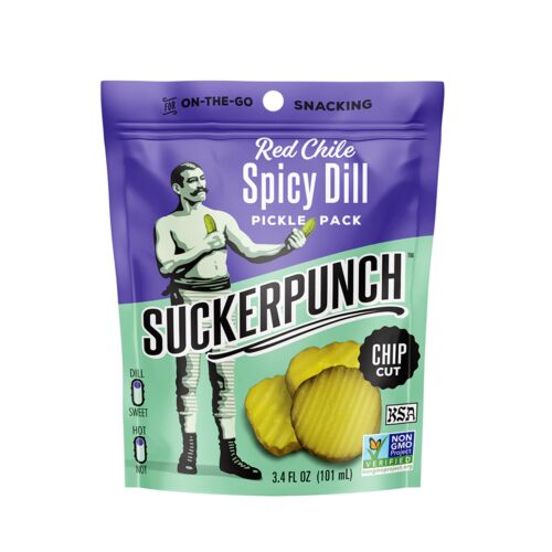 Red Chile Spicy Dill Pickle Pack - 3.4 oz