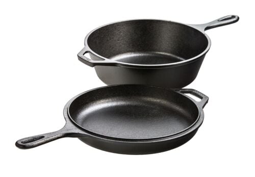 Cast Iron 3 Qt Pre-seasoned Combo Cooker