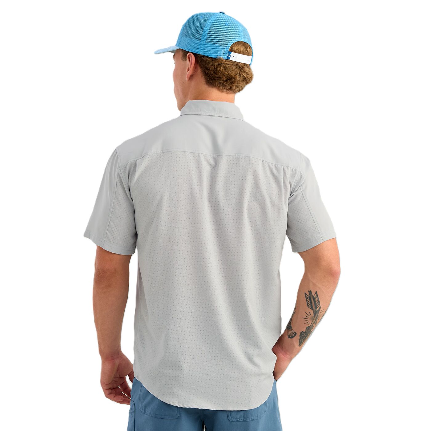 Men's Tide Point Short Sleeve Button-Down Performance Shirt