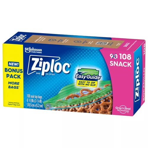 Storage Snack Bags - 108 Count