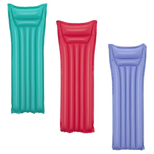 72" x 27" Matte Finish Inflatable Pool Float  - Assorted