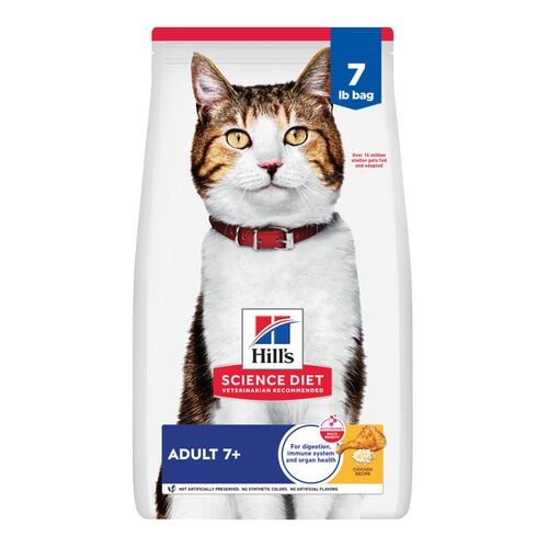 Adult 7+ Chicken Recipe Cat Food